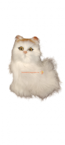 Кот из меха со звуком средний во Асбесте